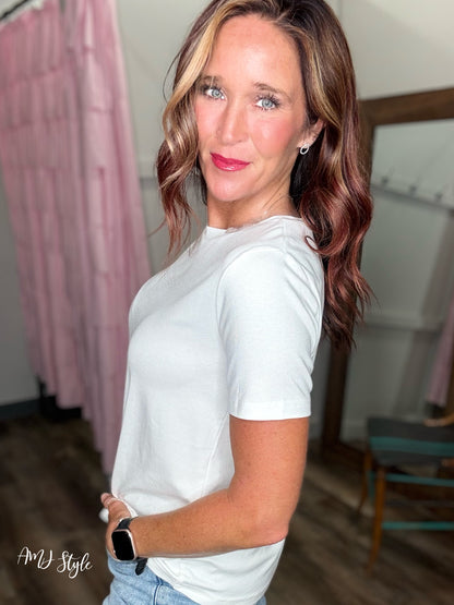 Not So Basic White Tee