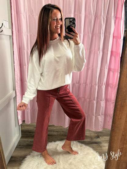 Fireside Wide Leg Denim
