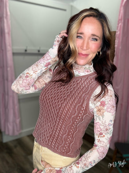 Driftwood Dream Sweater Tank