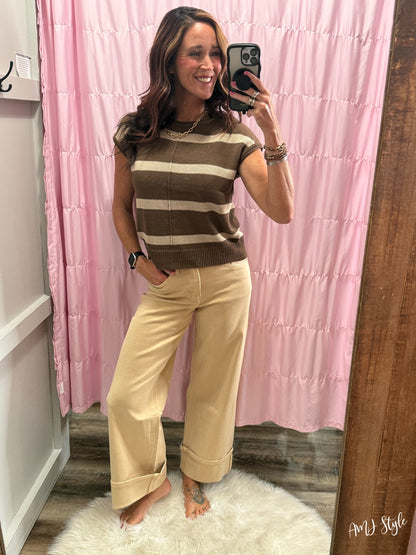 Sundown Crop Denim