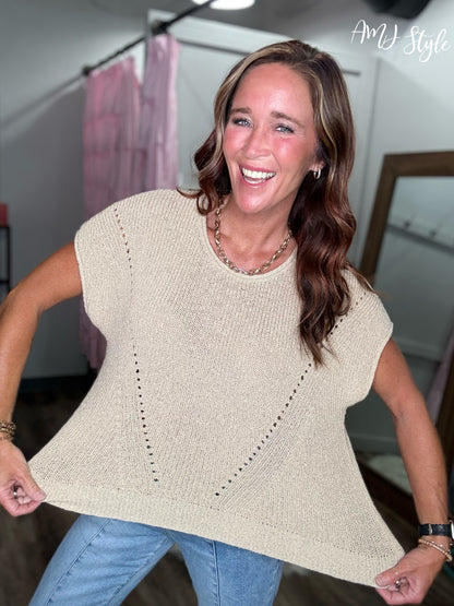 Soft Dune Knit Top