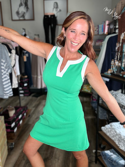 Pistachio Pop Dress