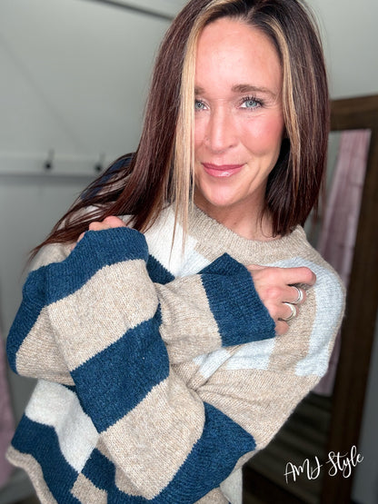 The Color Block Edit Sweater