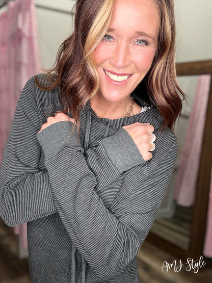 Shadow & Stripe Pullover
