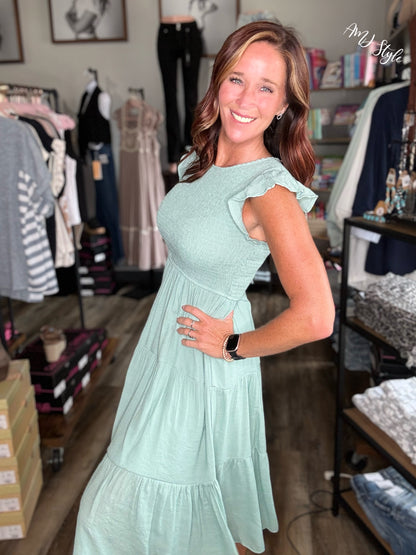 Dewdrop Tiered Dress