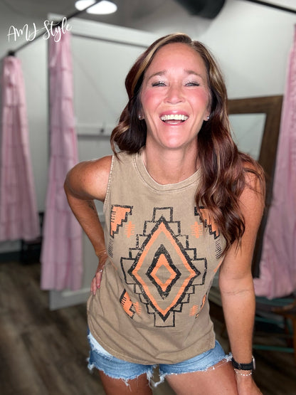 Aztec Vintage Tank