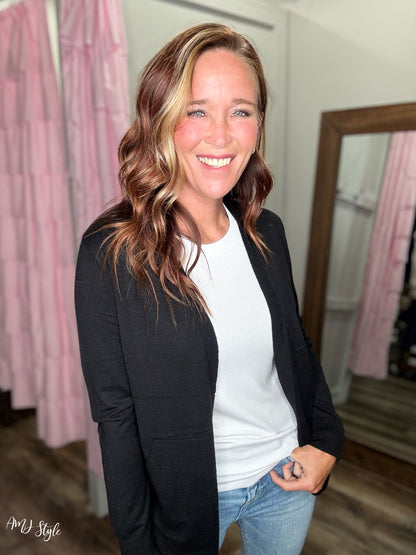 Simple Chic Cardi - Black