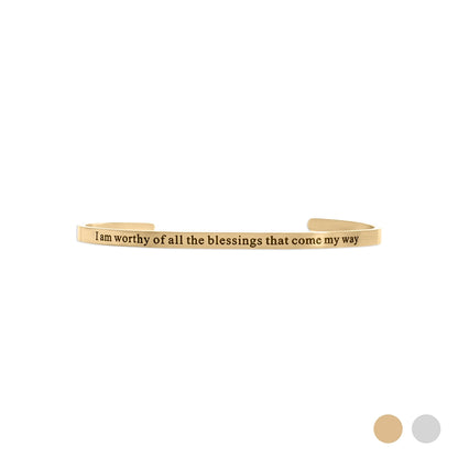 Worthy Of Blessings Bracelet