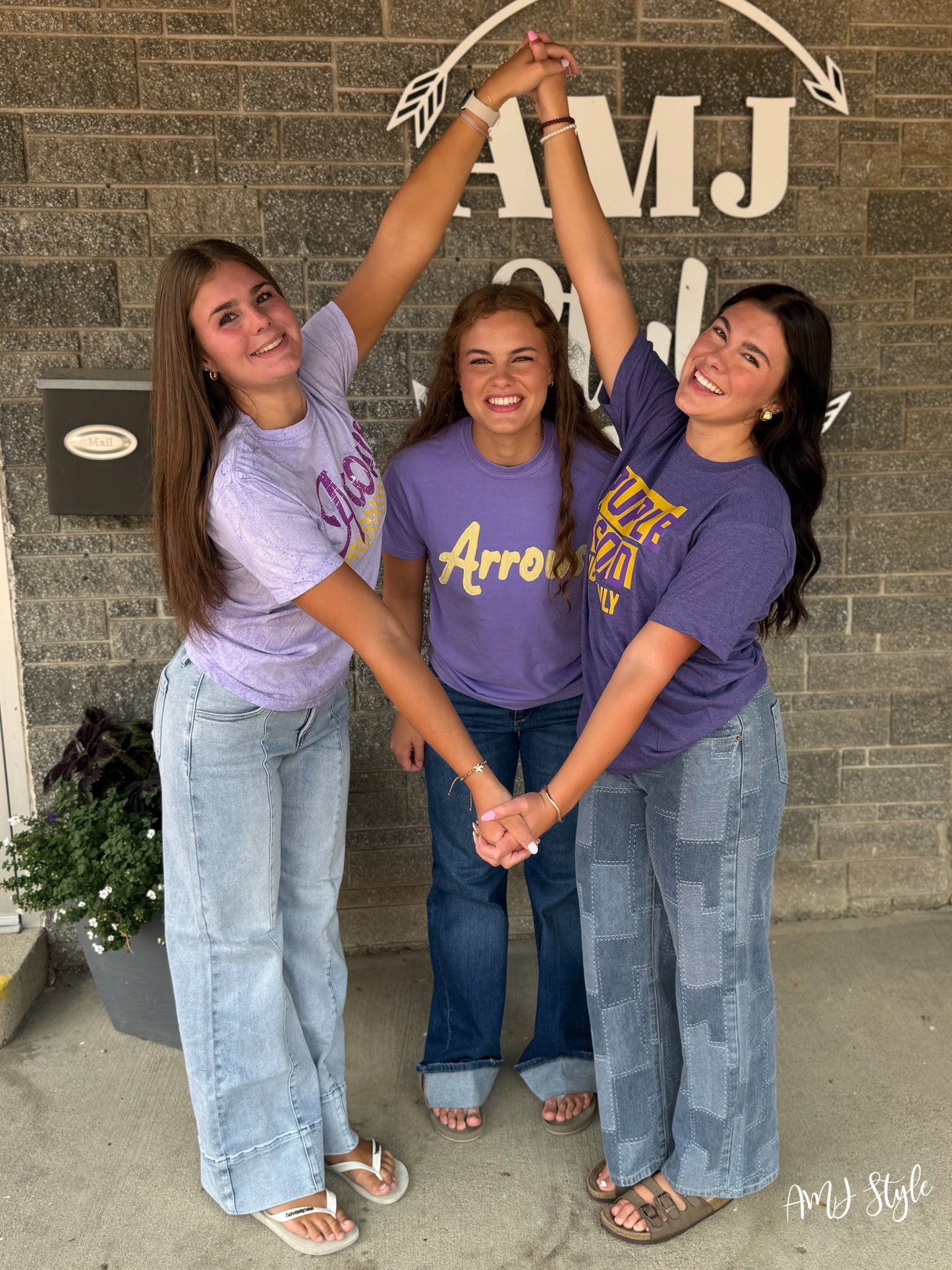 Purple & Gold Vibes Only Tee