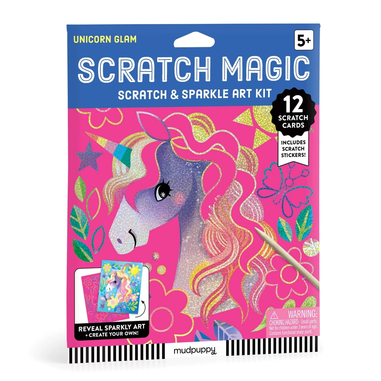 Unicorn Glam Scratch Art