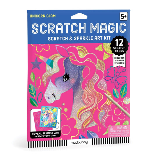 Unicorn Glam Scratch Art