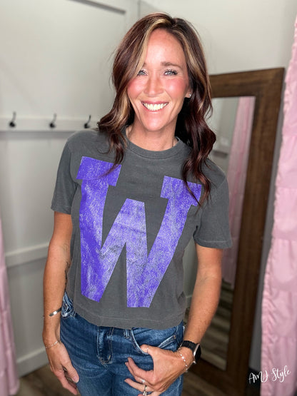 W Gameday Boxy Tee