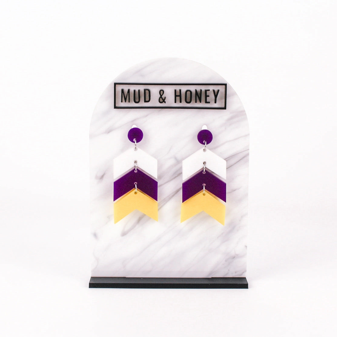 Arrows Chevron Dangle Earrings