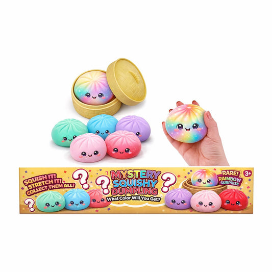 Squish Mystery Dumplings - Assorted Colors - 2 Golden!