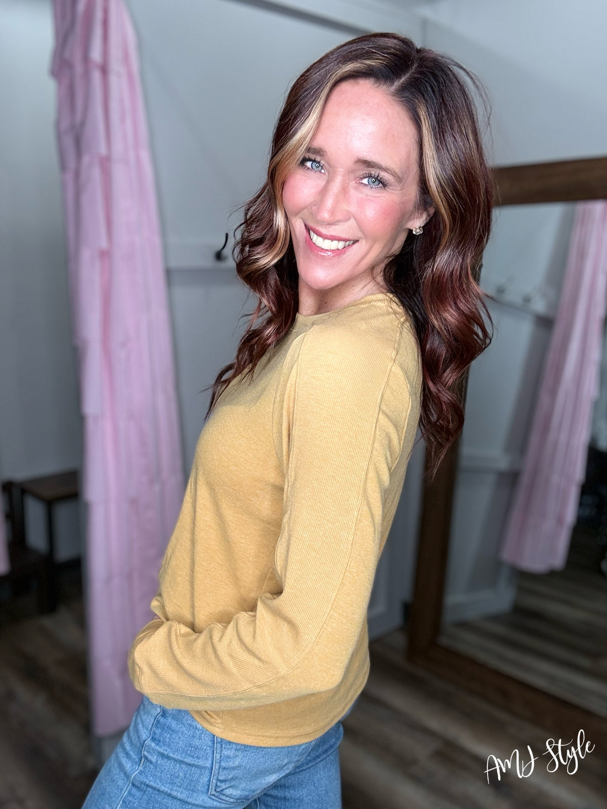 Mustard Maggie Pullover
