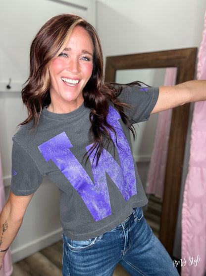 W Gameday Boxy Tee