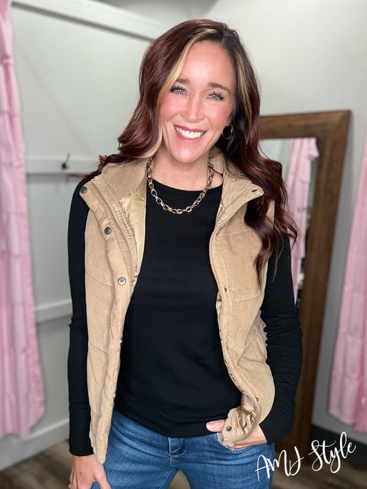 The Comfy Cord Vest