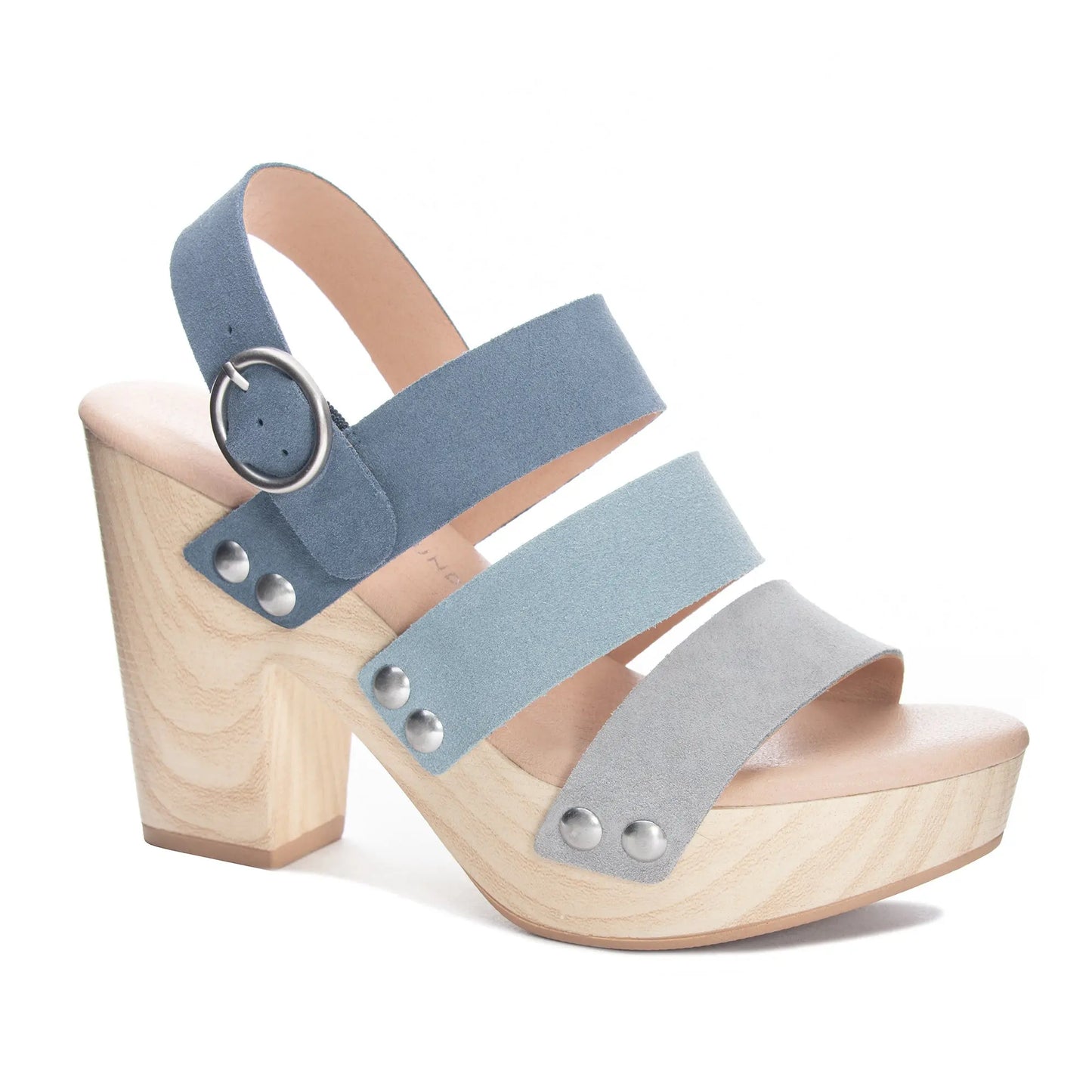 Fenny Platform Sandal - Blue Multi