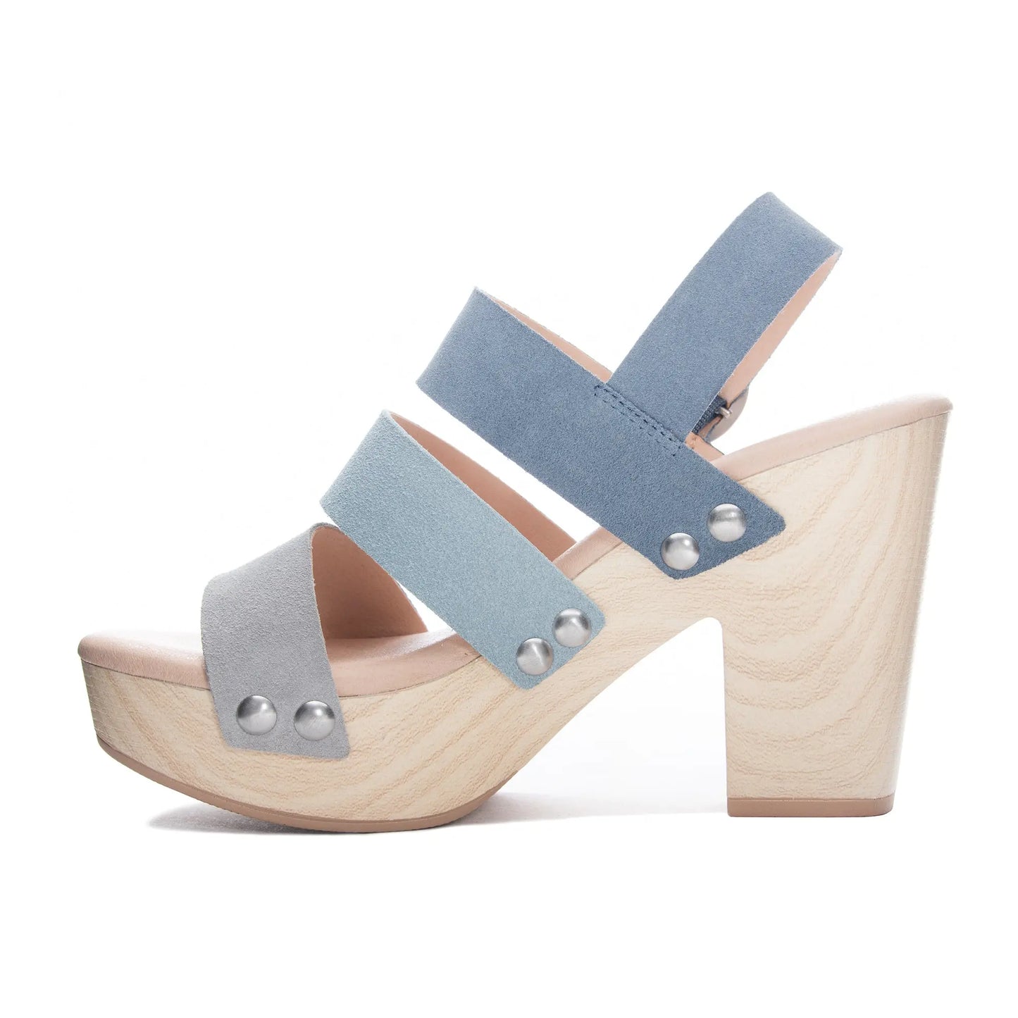 Fenny Platform Sandal - Blue Multi