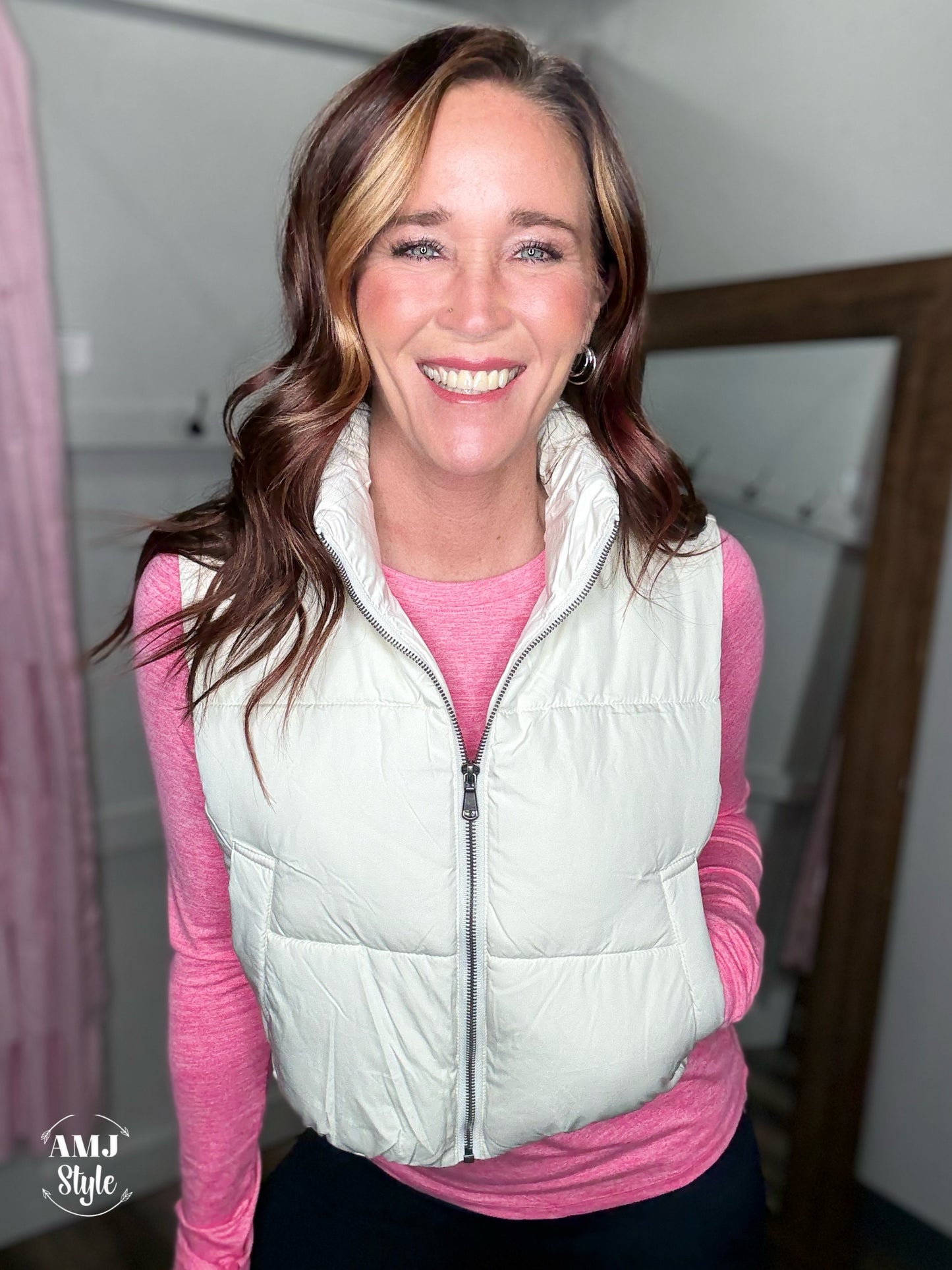 Snow Bunny Crop Vest