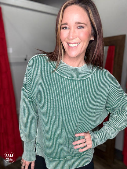 The Lodge Sweater - Dark Green