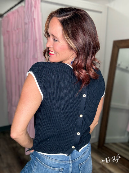 Trimmed to Charm Sweater