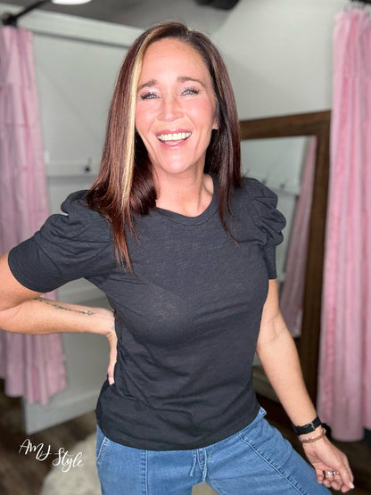 Ruched Sleeve Top