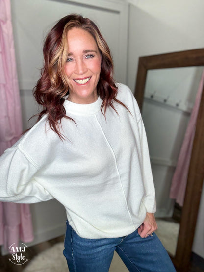 Let's Get Cozy Sweater - Ivory