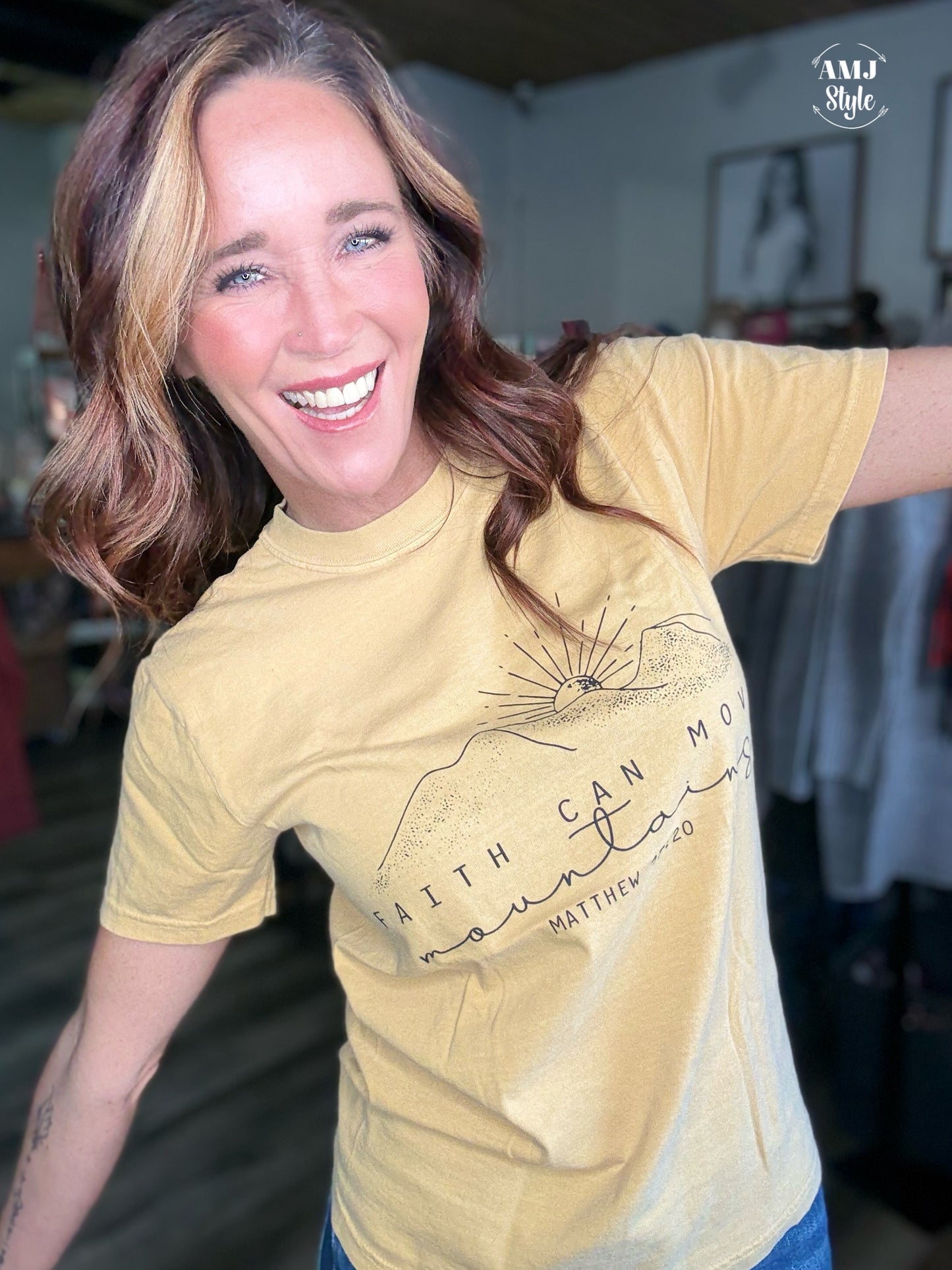 Faith Can Move Mountains Graphic Tee