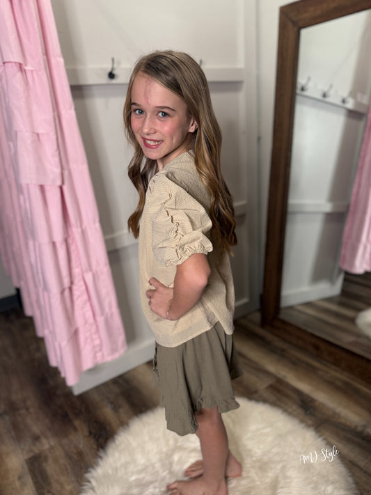 Vintage Puff Kiddo Top