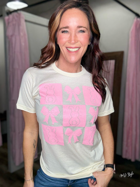 Bunny Bow Graphic Tee