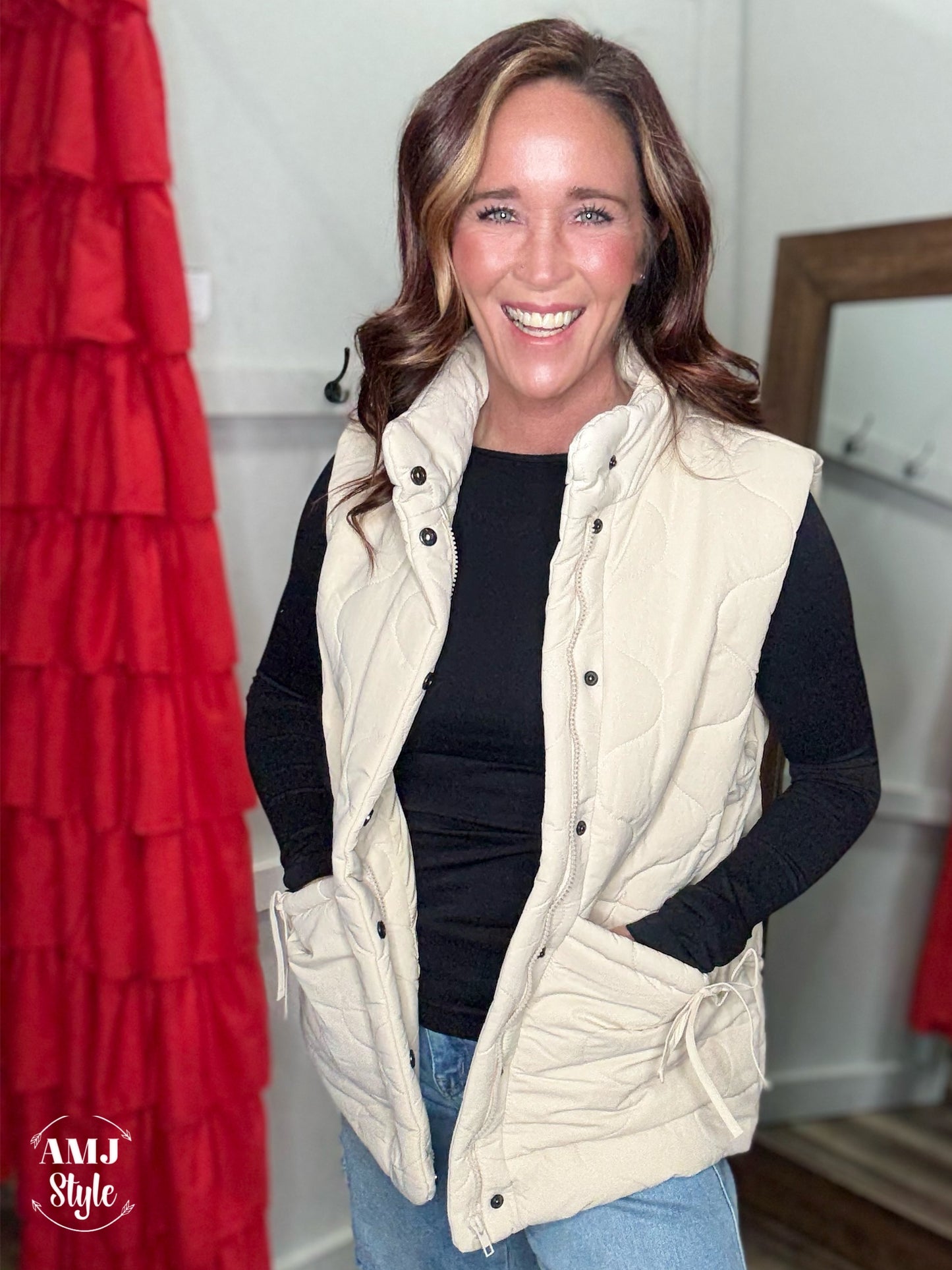 Sunday Shore Quilted Vest