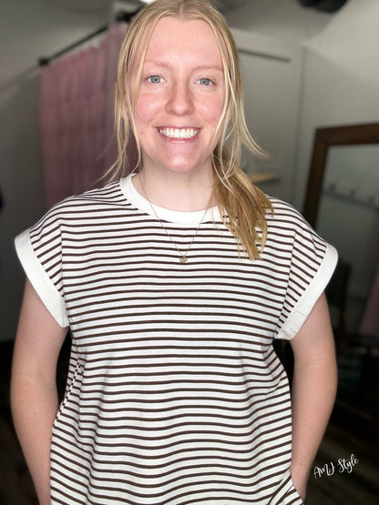 Lido Luxe Stripe Set - Brown