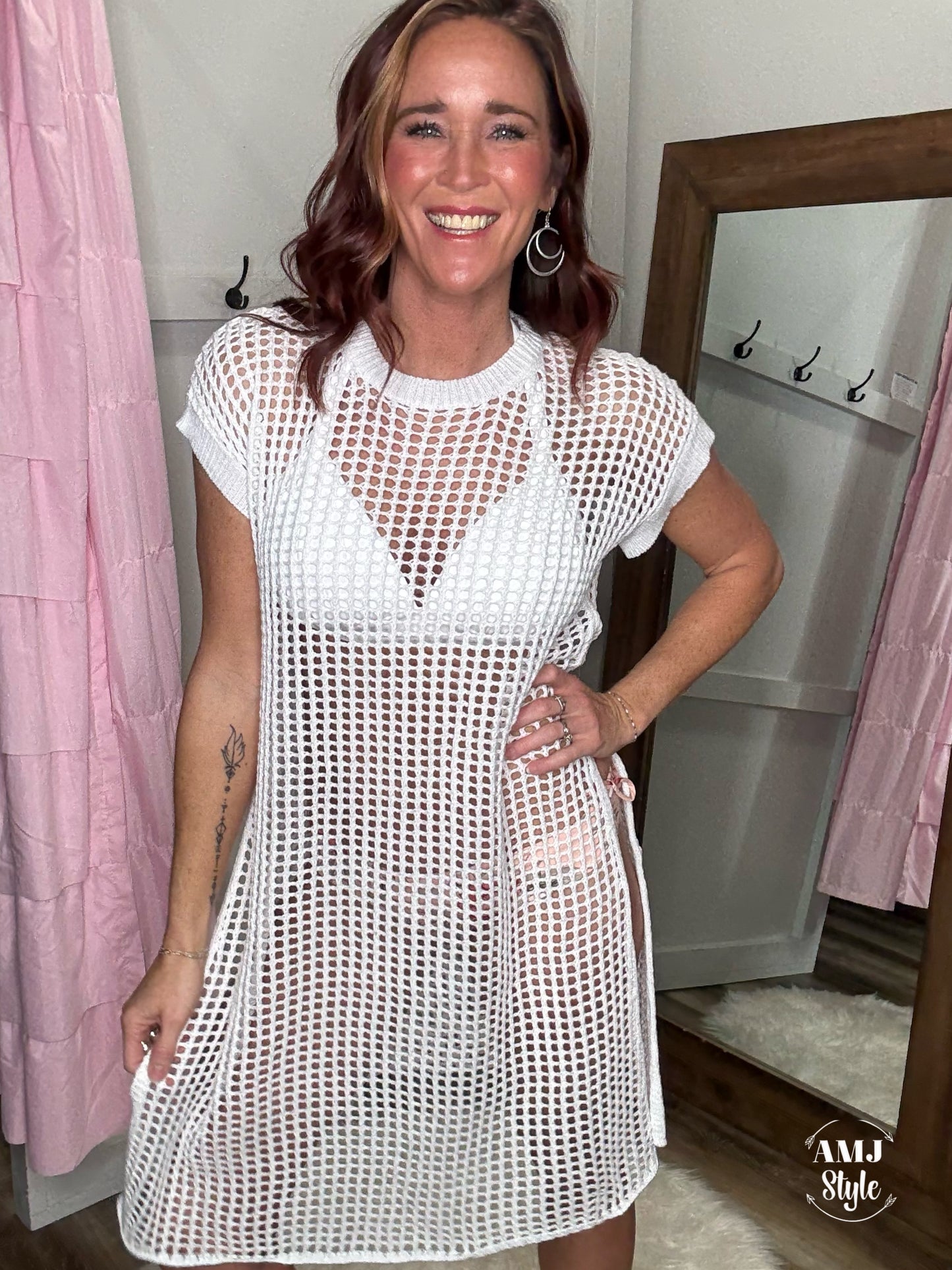 The Poolside Chill Coverup - White