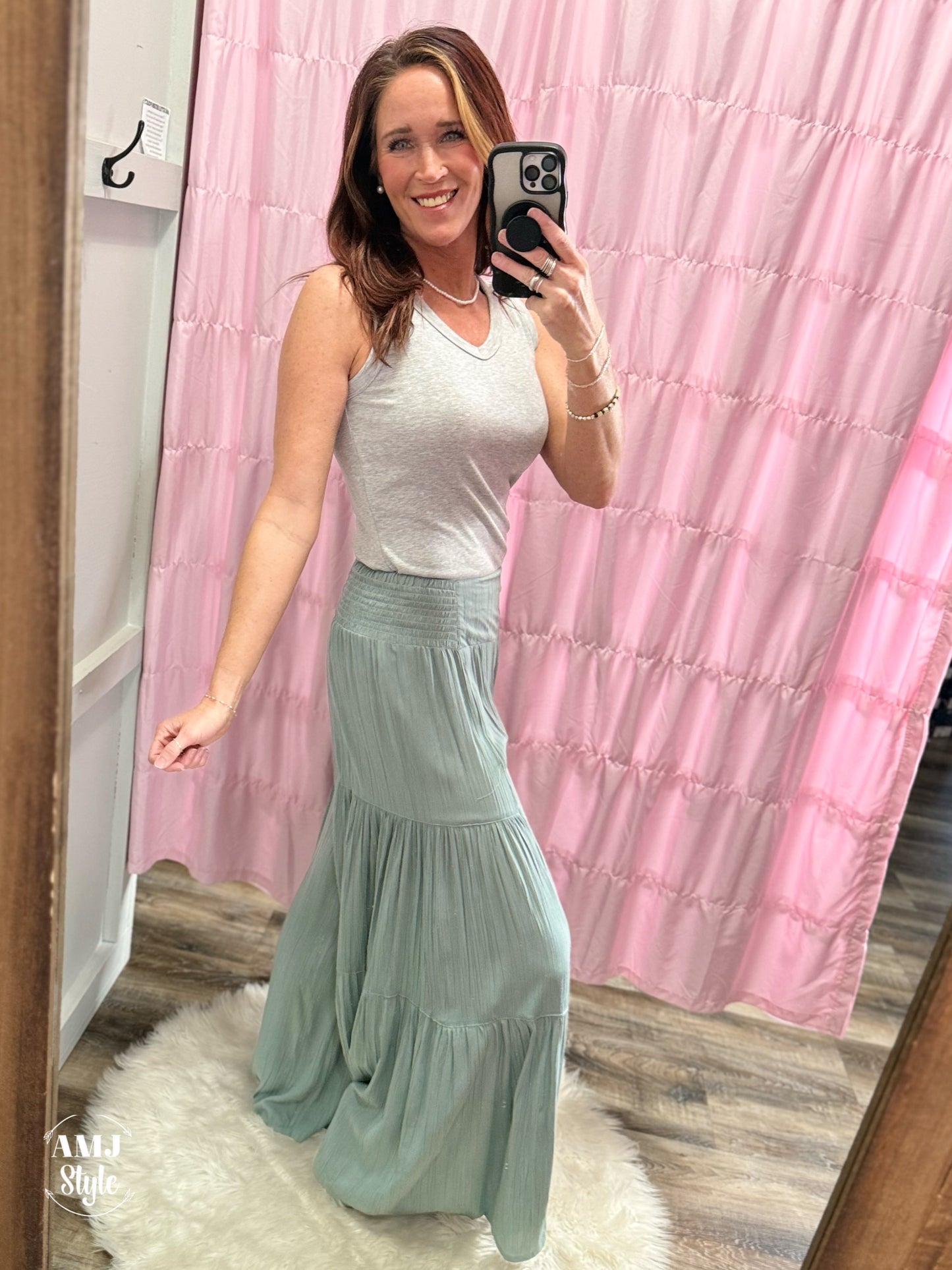 Wanderlust Wide Leg Pants - Solid Sage