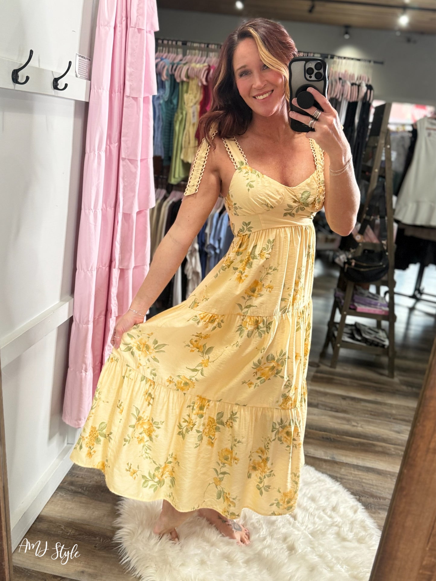 Buttercream Petal Dress