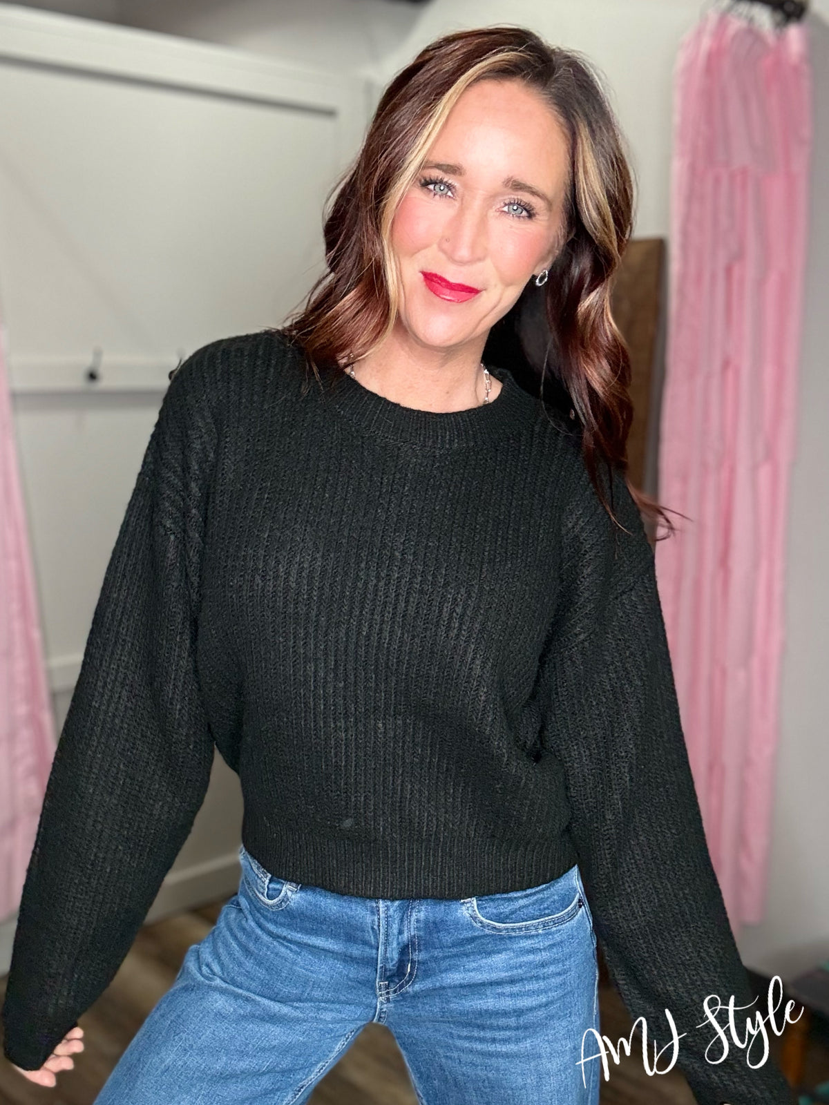 Soft Noir Sweater