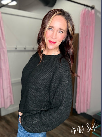 Soft Noir Sweater