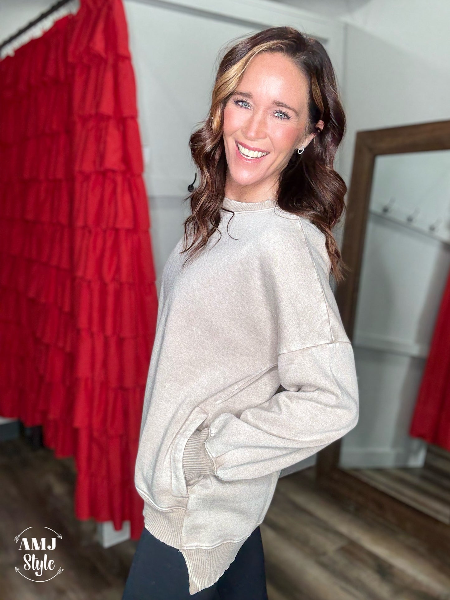 Full of Warmth Pullover - Ash Mocha