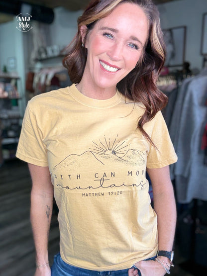Faith Can Move Mountains Graphic Tee