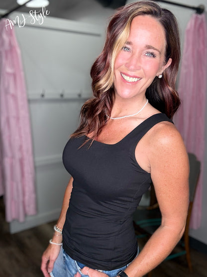 SunKiss Butter Soft Tank - Black