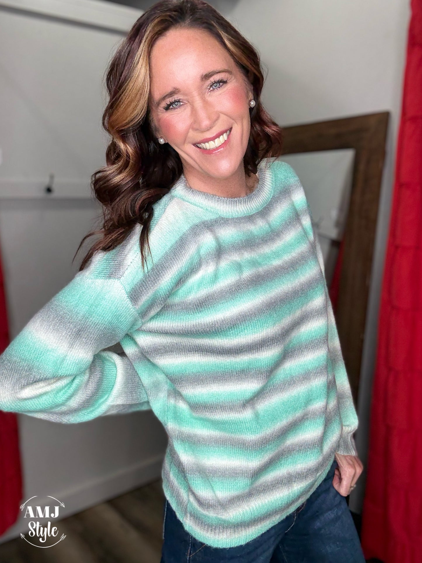 Jade Neapolitan Sweater