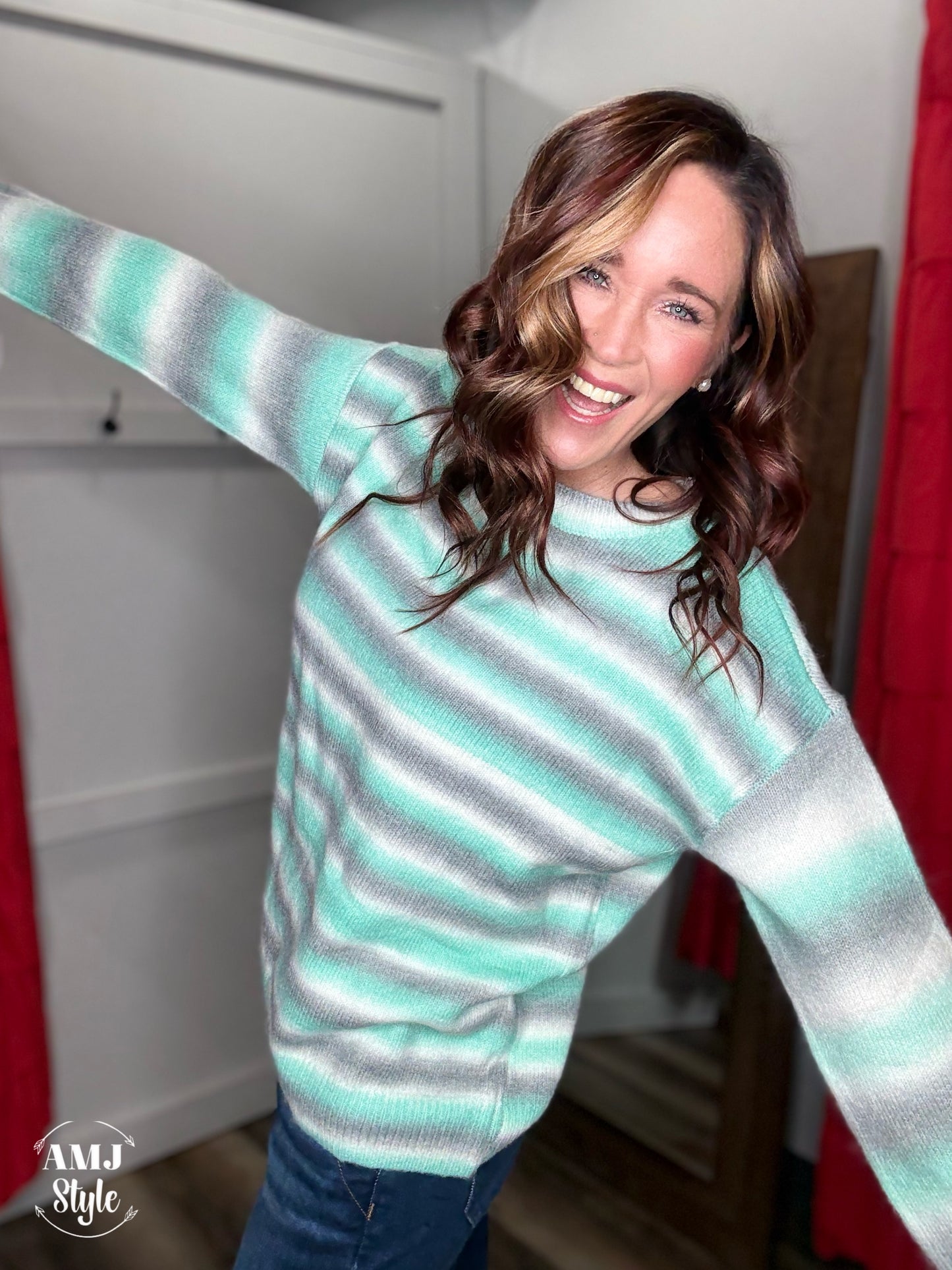 Jade Neapolitan Sweater