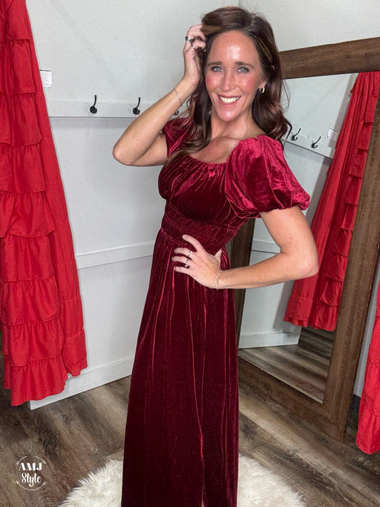 Theodora Velvet Dress
