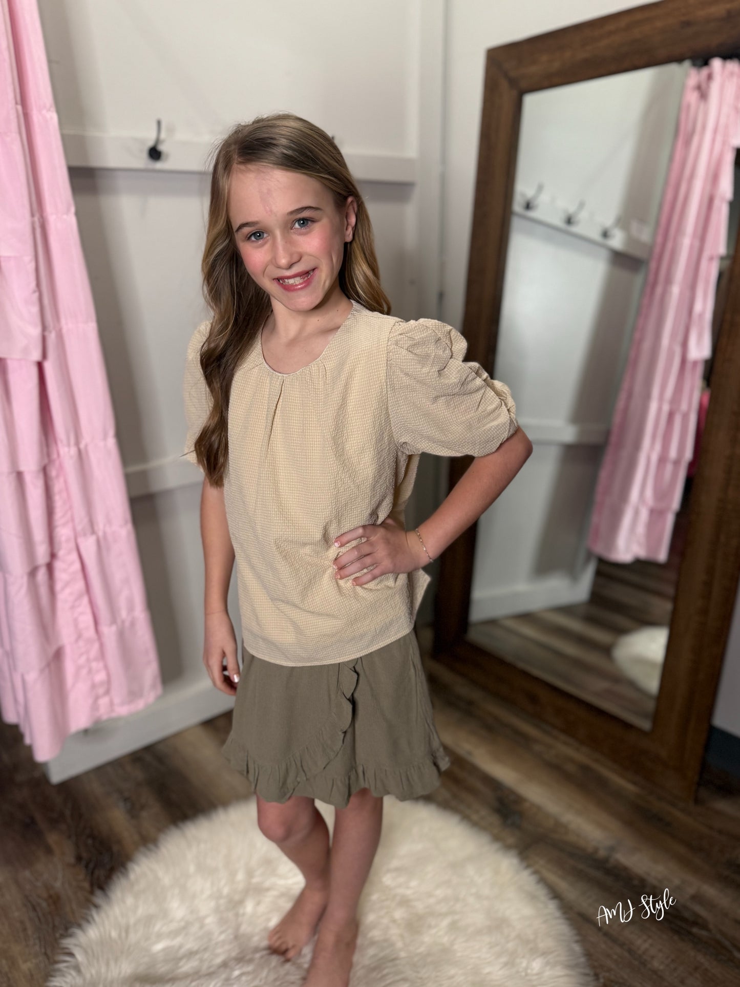 Vintage Puff Kiddo Top