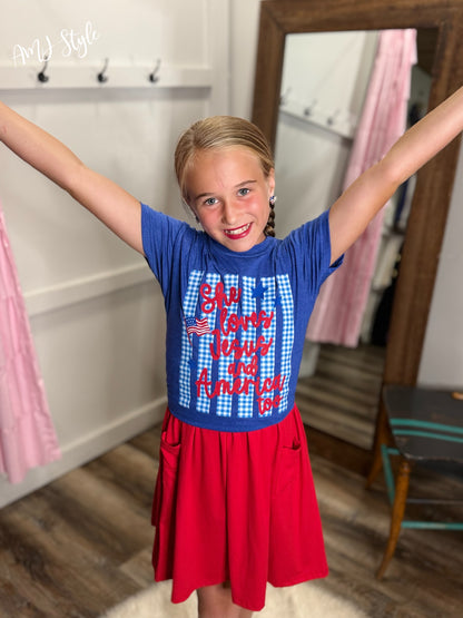 Loves Jesus Matching Adult & Mini Tee