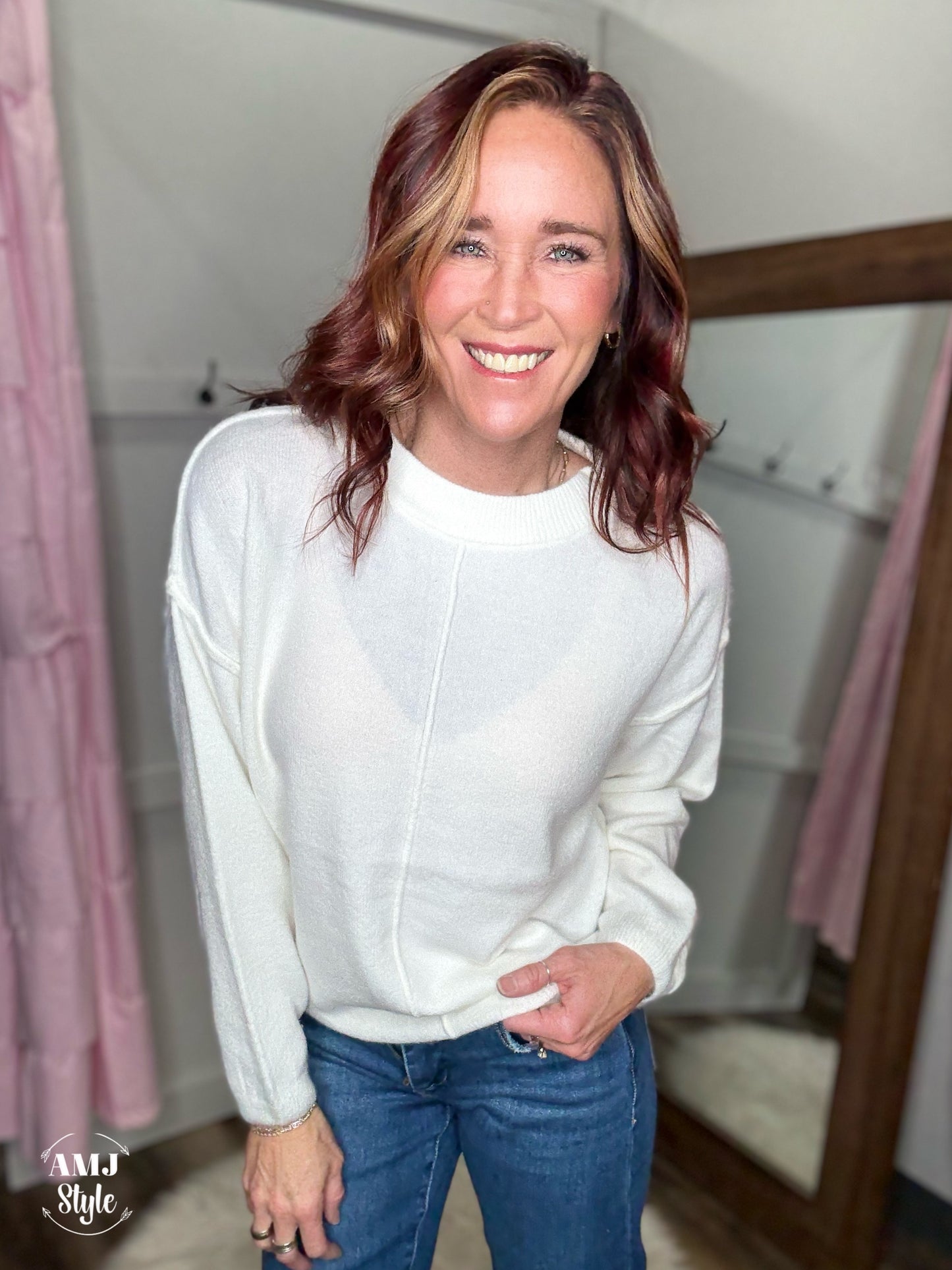 Let's Get Cozy Sweater - Ivory