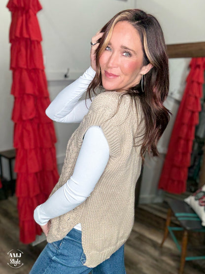 The Cable Knit Vest