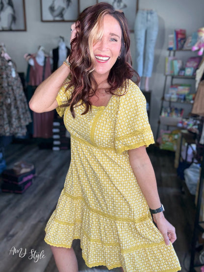 Sunlit Bloom Dress