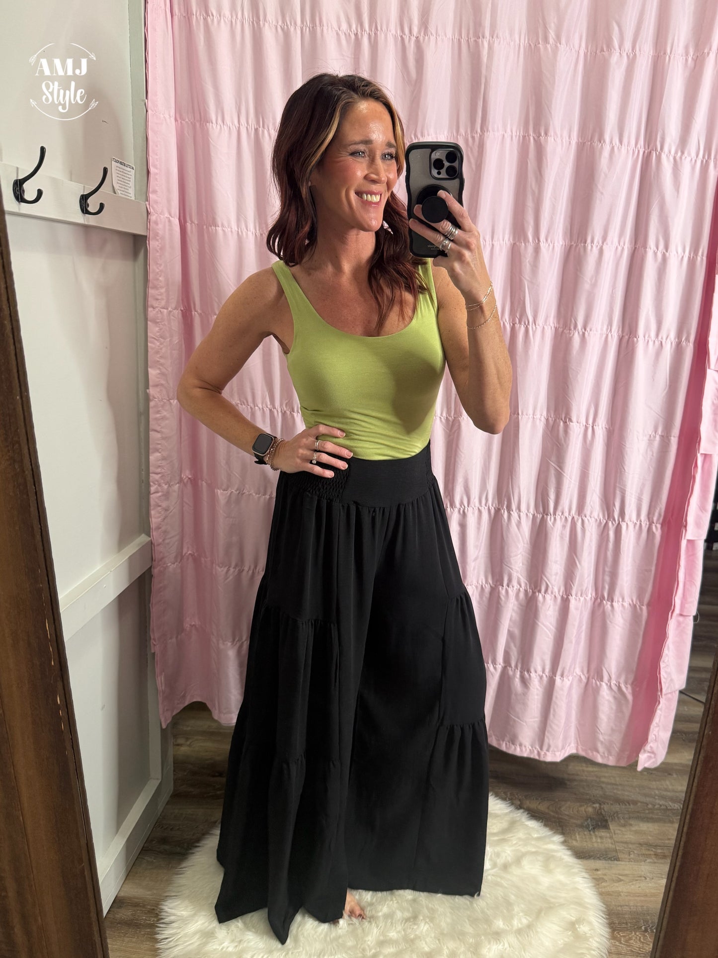 Wanderlust Wide Leg Pants - Solid Black